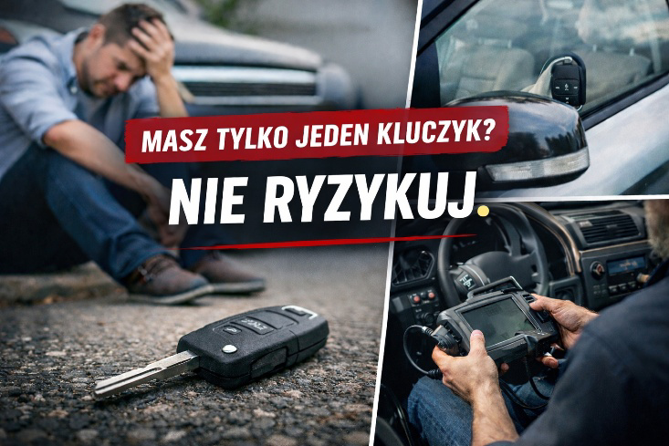 Poster - dorabianie kluczy samochodowych