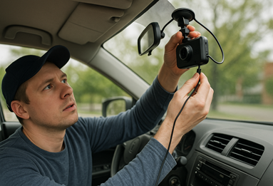 Montaż wideorejestratora w controlcars